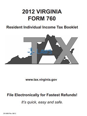 Form 760 Resident Individual Income Tax Booklet