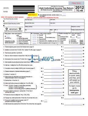 Form TC-40 Individual Income Tax Return