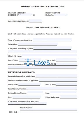 Relinquishment & Power of Attorney to Consent to Adoption