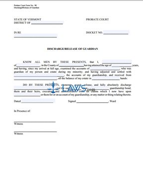 Discharge/Release of Guardian