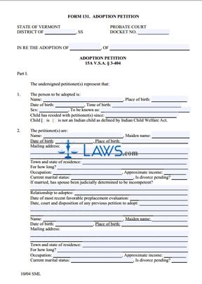 Forms to Initiate Non-Relative Adoption Process