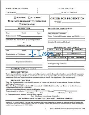 UJS-091C-Temporary Order Form