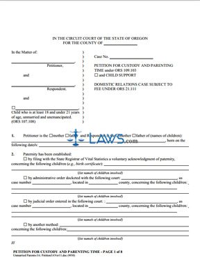 custody papers