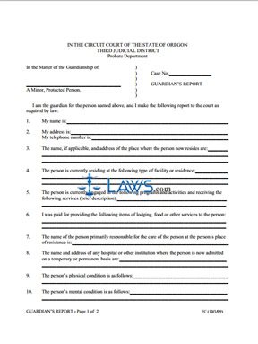 Form Guardian's Report