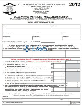 Form T-204R Annual Reconciliation