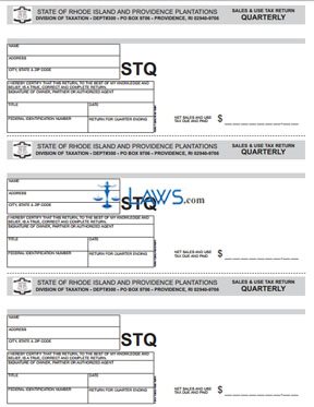 Form Sales and Use Tax Return Quarterly
