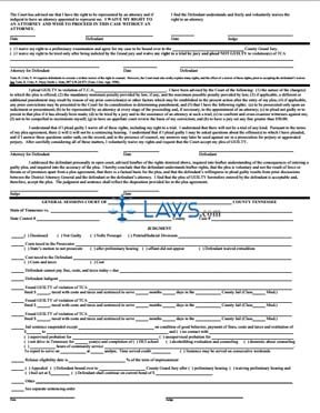 Judgment Sheet – Multiple Charges – GS 