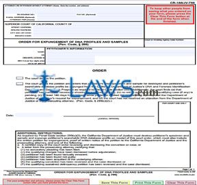 Petition for Expungement of DNA Profiles and Samples (Pen. Code, § 299) 