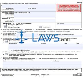 Response-Marriage (Family Law)