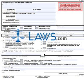 Notice of Motion (Governmental)