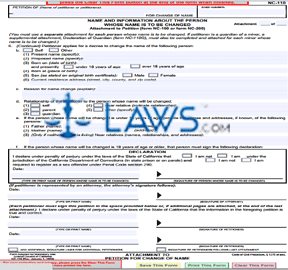 Form NC-110