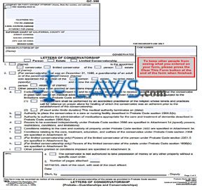 Letters of Conservatorship (Probate-Guardianships and Conservatorships)