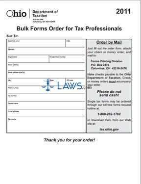 Tax Professional Bulk Orders 