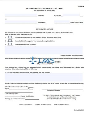 Defendant's Answer/Counterclaim