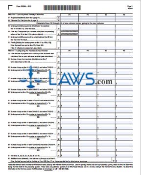 Form 2220AL Estimated Tax Penalties for Corporations