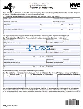 FREE Form POA-1 Power of Attorney - FREE Legal Forms - LAWS.com.