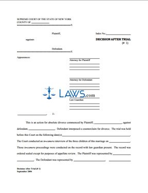 Decision After Trial #1