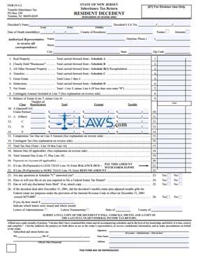 Form IT-R Inheritance Tax Return Resident