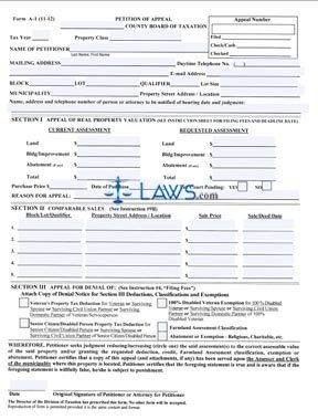 Form A-1 Petition of Appeal 