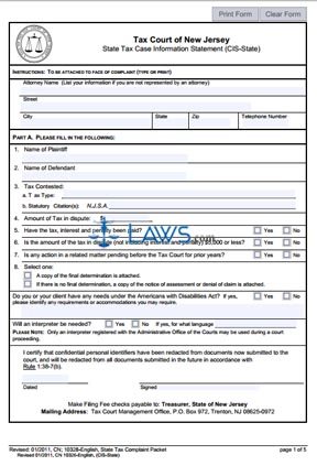 Form 10328 State Tax Complaint Forms Packet 
