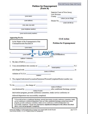 CN 10557 Expunge Your Criminal and/or Juvenile Record