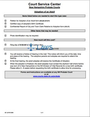 031 Adoption – Adult 