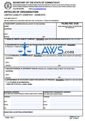 Form LC-1-1.0 Articles of Organization