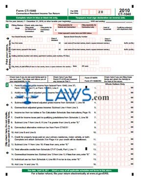 Form CT-1040 Resident Income Tax Return 
