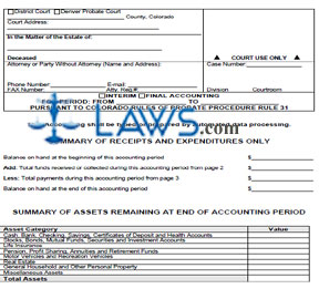 Interim/Final Accounting